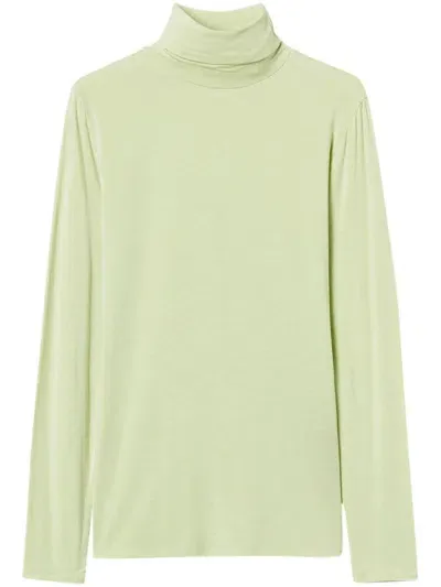 Twinset Roll-neck T-shirt In Green