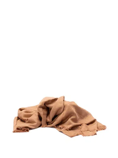 Twinset Scarf In Brown