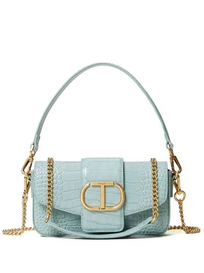 Twinset Small Amie Crossbody Bag In Blue