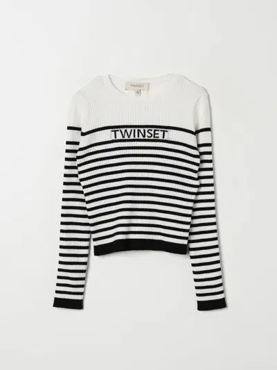 Twinset Sweater  Kids Color White In Weiss