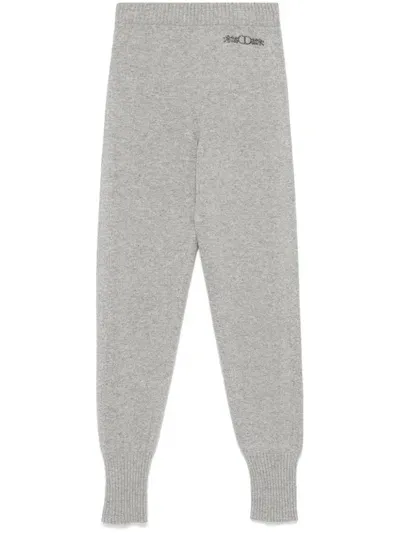 Twinset Tapered Trousers In Grau