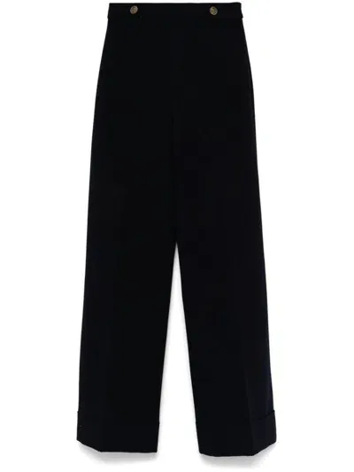 Twinset Twin-set Trousers In Blue