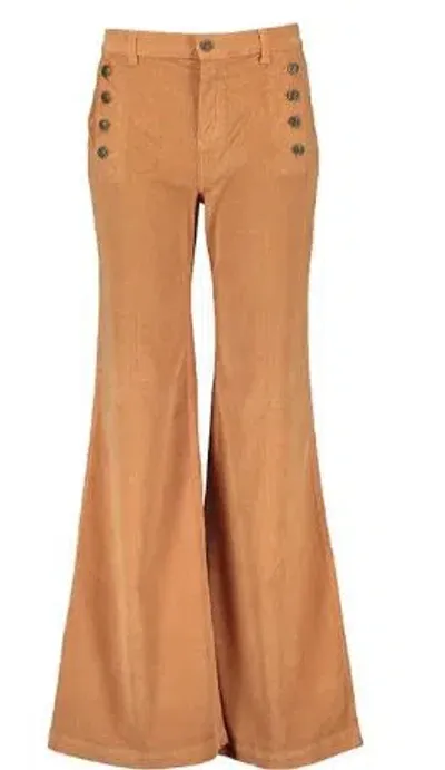 Twinset Twin-set Trousers In Sandy Brown