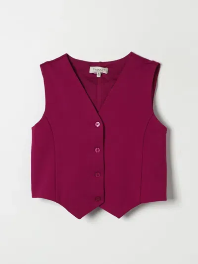 Twinset Vestcoat  Kids Color Fuchsia