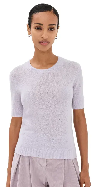 Twp Audrey Cashmere Crew Sweater Lilac Tint