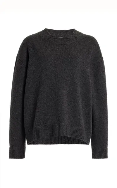 Twp Boy Cashmere Sweater In Dark Grey