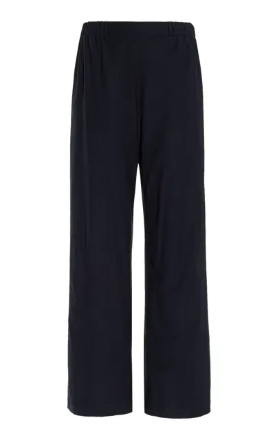 Twp Jillian Wool-blend Sweatpants In Navy