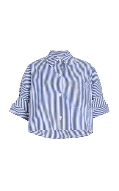 Twp Next Ex Cotton Shirt In Blue