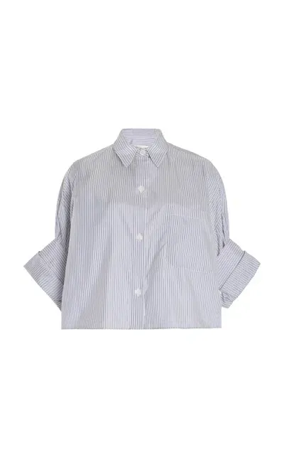 Twp Next Ex Cropped Shirt In Stripe