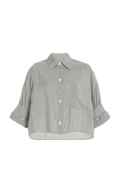 Twp Next Ex Silk-voile Shirt In Stripe