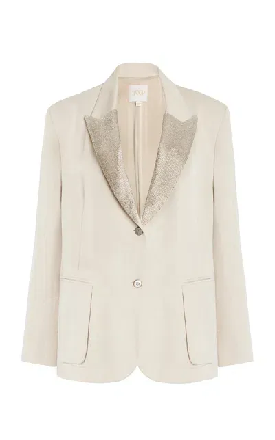 Twp Sweet Pea Oversized Blazer In Neutral