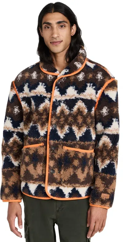 Ugg Elias Fleece Jacket Mariner Braid