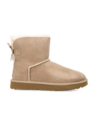 Ugg Mini Bailey Bow Ii In Beige