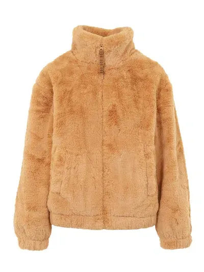 Ugg Tash Faux Fur Jacket In Beige