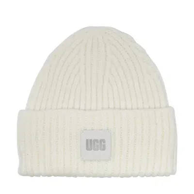 Ugg Ribbed-knit Beanie In White