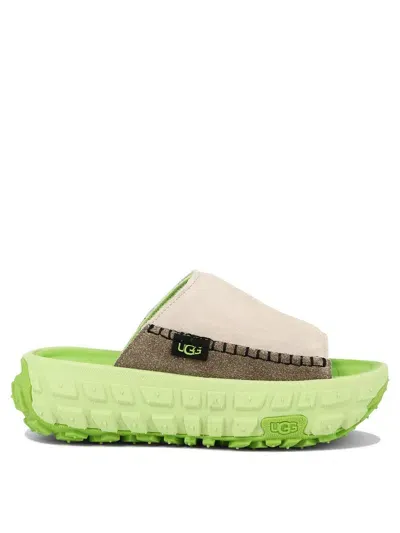 Ugg Venture Daze Suede Slides In Green