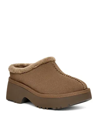 Ugg Suede Cosy New Heights Mules 60 In Hickory