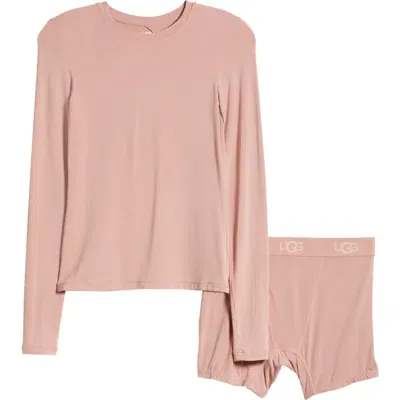 Ugg(r) Aidelene Long Sleeve Sleep Top In Blush