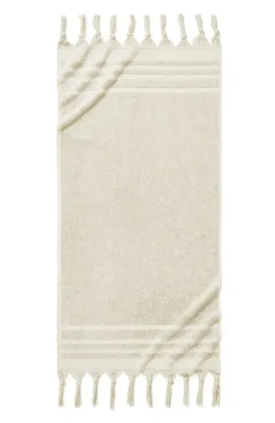 Ugg(r) Ava Tied Fringe Hand Towel In Cream