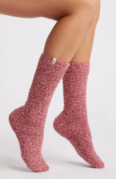 Ugg(r) Darcy Cozy Crew Socks In Pink