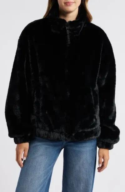 Ugg(r) Faux Fur Jacket In Black