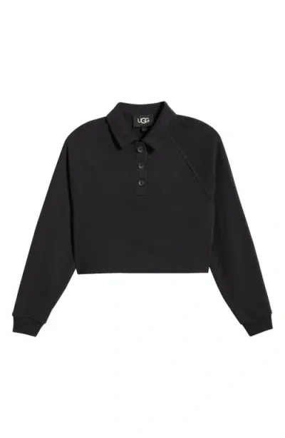 Ugg(r) Kaylee Polo Sweatshirt In Black