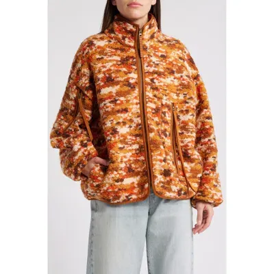 Ugg(r) Marlene Wool Blend Bouclé Jacket In Hardwood Multi