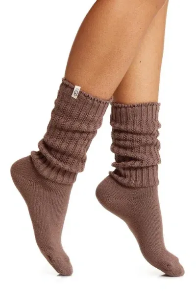 Ugg(r) Tyla Slouchy Crew Socks In Allspice