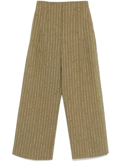 Ulla Johnson Carine Trousers In Green