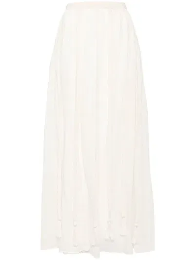 Ulla Johnson Corrine Midi Skirt In White