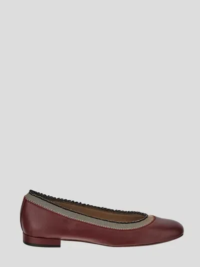 Ulla Johnson Flat Shoes In Red