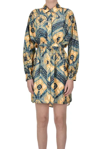 Ulla Johnson Jude Printed Silk Dress In Multicoloured