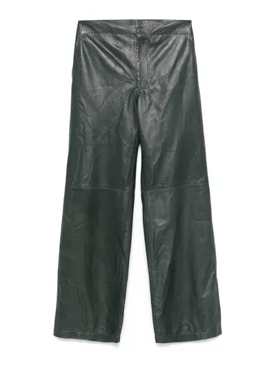 Ulla Johnson Lotti Pant In Dark Green