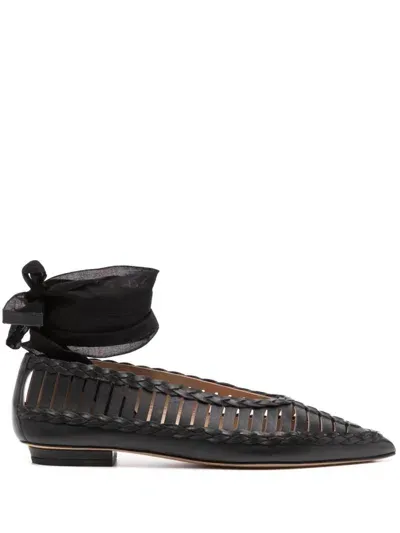 Ulla Johnson Ophelia Ballet Flat In Black