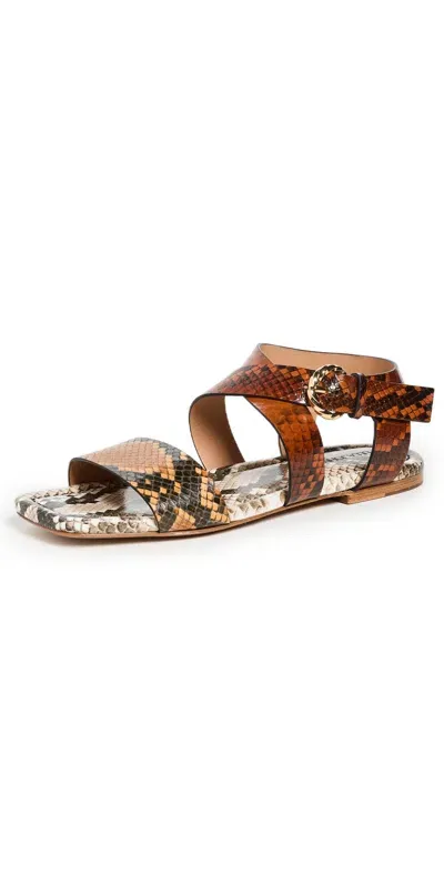 Ulla Johnson Python Printed Sandals Miscellaneous