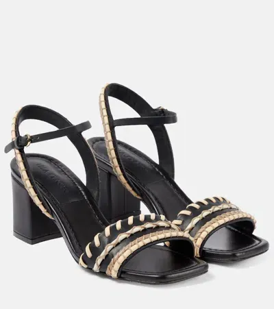 Ulla Johnson Sofia Leather Sandals In Black