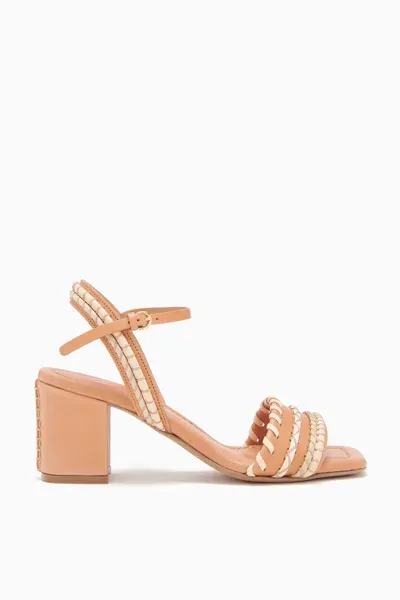 Ulla Johnson Sofia Leather Sandals In Saddle