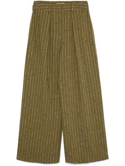 Ulla Johnson Sylvie Trousers In Green