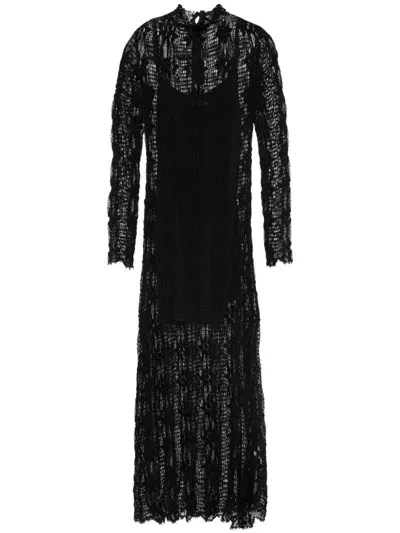 Ulla Johnson Talia Maxi Dress In Black  