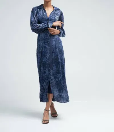 Ulla Johnson Thalia Shirt Dress In Marine In Blue