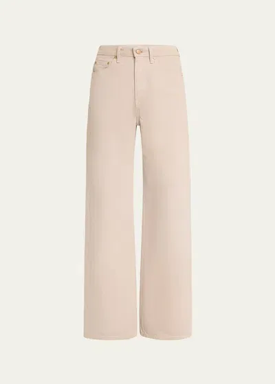 Ulla Johnson Daphne Straight-leg Jeans In Dove