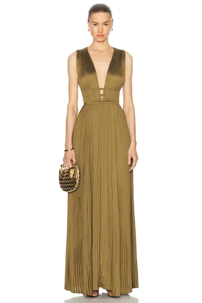 Ulla Johnson Veda Dress In Olive