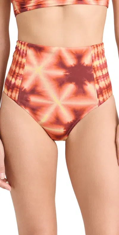 Ulla Johnson Zahara Bikini Bottoms Sunburst