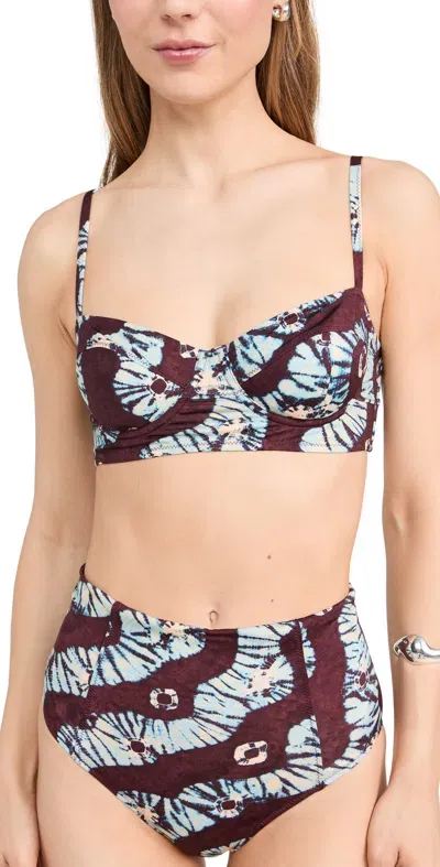 Ulla Johnson Zahara Bikini Top Pietra