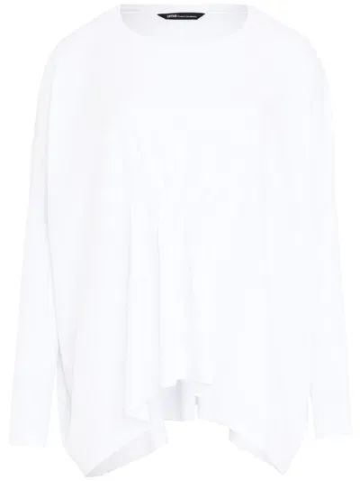 Uma Raquel Davidowicz Asymmetric Long-sleeved T-shirt In White