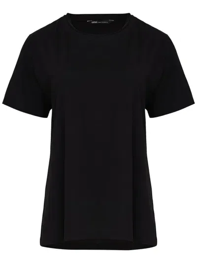 Uma Raquel Davidowicz Cut-out Detailed T-shirt In Black