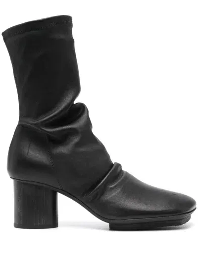 Uma Wang Stone 65mm Ankle Boots In Black