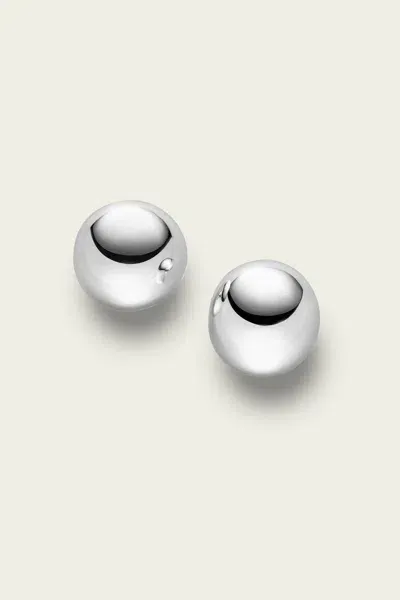 Uncommon Matters Ample Earrings In Silver In White