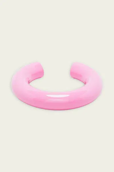 Uncommon Matters Swell Bangle In Framboise In Pink