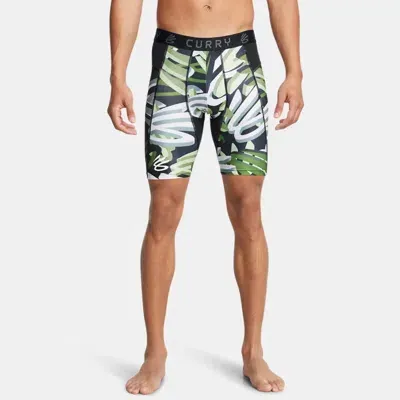 Under Armour Men's Curry Heatgear® Printed Shorts Retro Green In Multi